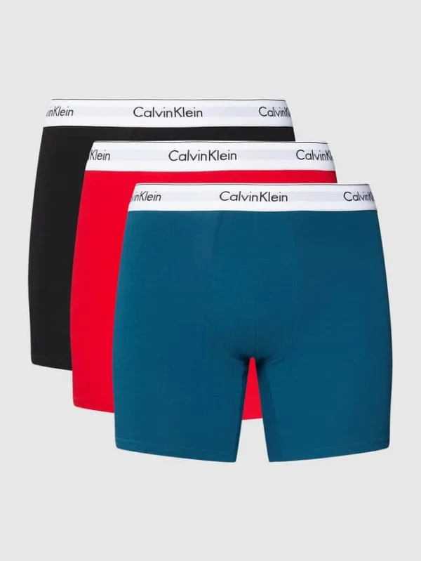 Top 10 ? Calvin Klein Underwear Trunks Mit Elastischem Logo-Bund Im 3er-Pack Modell ‘BRIEF’ – Rot ? 3