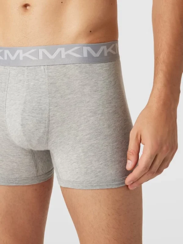 Coupon ? MICHAEL Michael Kors Trunks Mit Logo-Bund Im 3er-Pack Modell ‘STRETCH FACTOR BOXER’ – Dunkelblau ? 4