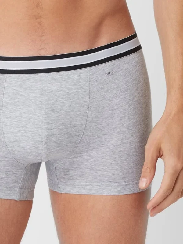 Blitzangebot ⌛ Mey Trunks Mit Stretch-Anteil – Mittelgrau Meliert ? 3