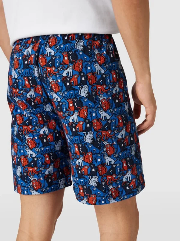 Top 10 ? Mey Pyjama-Shorts Mit Allover-Muster Modell ‘RE:THINK COLOUR Short’ – Blau ? 4