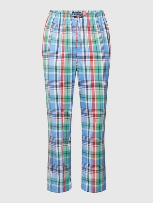 Aktion ? Polo Ralph Lauren Underwear Pyjama-Hose Mit Karomuster Modell ‘MULTI CHECK PJ PANTS’ – Bleu ? 3