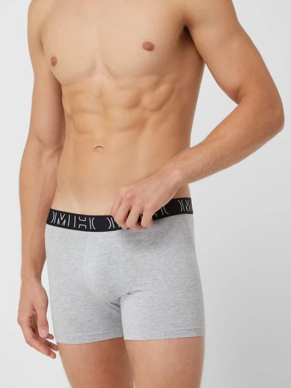 Billig ✨ HOM Trunks Mit Stretch-Anteil Im 3er-Pack Modell ‘Patrick’ – Dunkelgrau ✨ 3