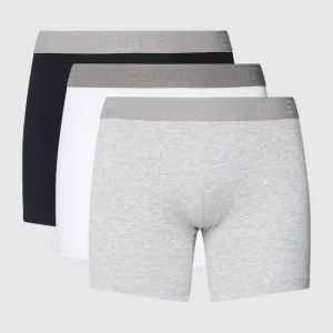 Großhandel ⭐ Esprit Trunks Mit Label-Details Im 3er-Pack – Mittelgrau Meliert ✨ 8