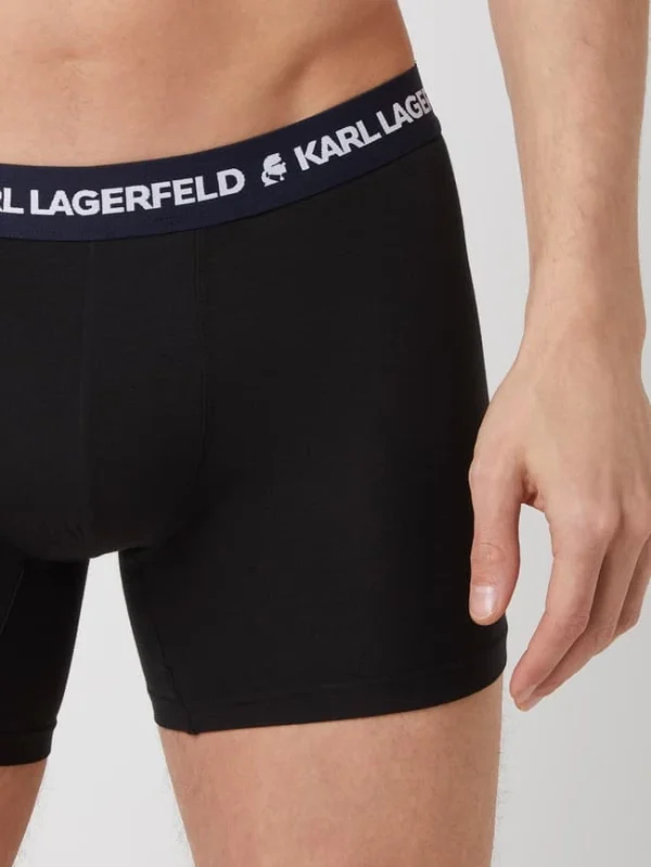 Bester Verkauf ⌛ Karl Lagerfeld Trunks Mit Stretch-Anteil Im 3er-Pack – Schwarz ⭐ 3
