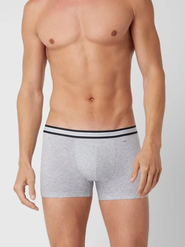 Blitzangebot ⌛ Mey Trunks Mit Stretch-Anteil – Mittelgrau Meliert ? 4