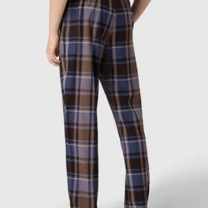 Blitzangebot ? Schiesser Pyjama-Hose Mit Glencheck-Muster Modell ‘Mix + Relax Hose Lang’ – Dunkelbraun ? 15