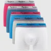 Schlussverkauf ? Pepe ? Jeans Trunks Mit Stretch-Anteil Im 5er-Pack – Mittelgrau Meliert ? 14