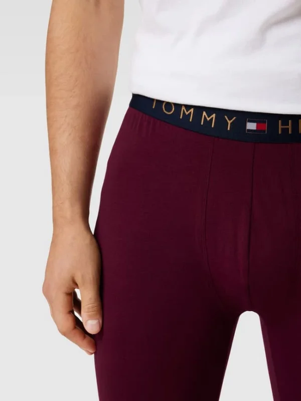 Neu ? Tommy Hilfiger Lange Unterhose Mit Label-Detail Modell ‘LONG JOHN’ – Dunkelrot ? 4