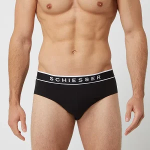 Besorgen ? Schiesser Slip Mit Logo-Bund Im 3er-Pack – Schwarz ❤️ 8