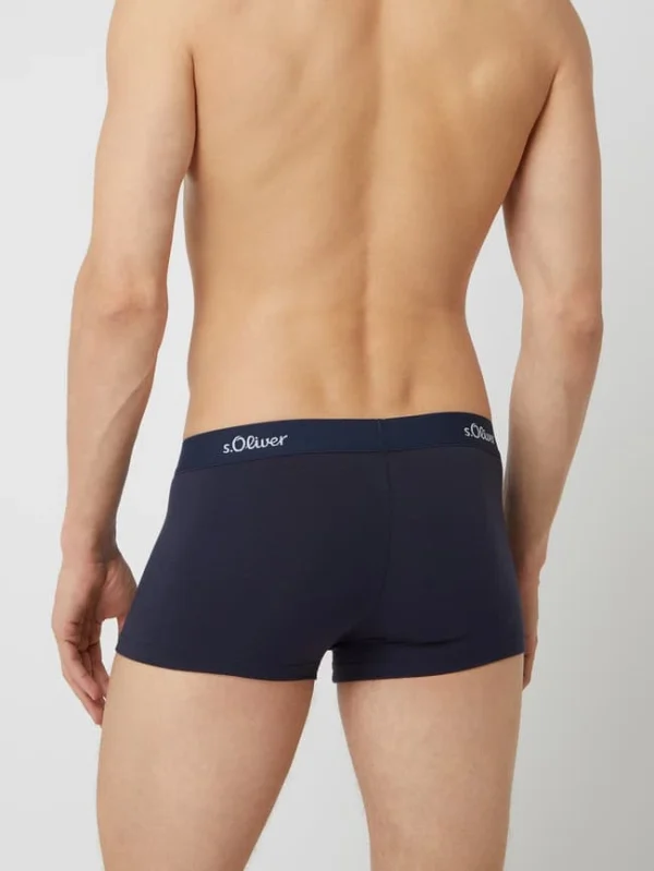 Billig ? S.Oliver RED LABEL Trunks Mit Stretch-Anteil Im 3er-Pack – Dunkelblau ? 5