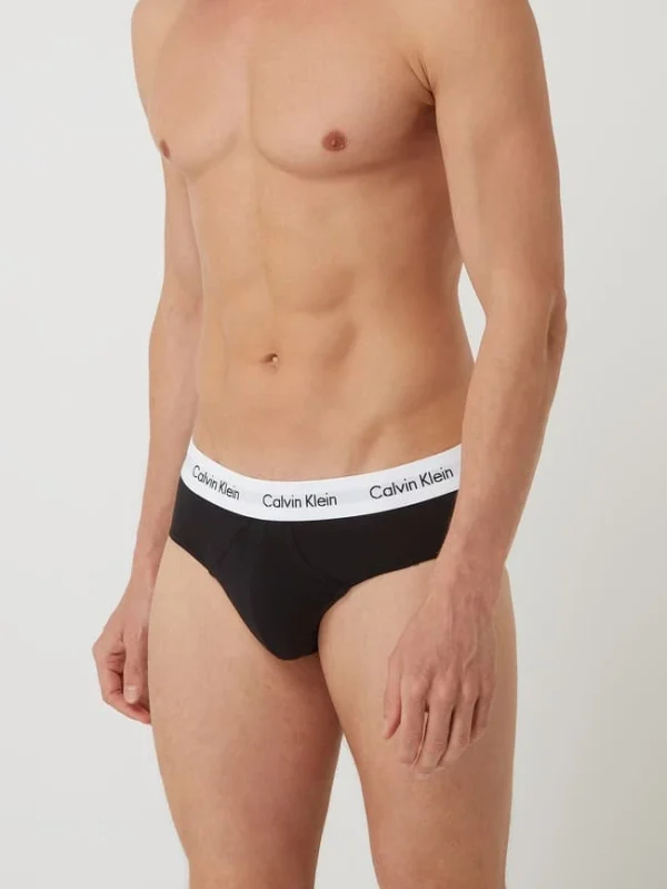 Coupon ? Calvin Klein Underwear Slips Aus Baumwoll-Mix Im 3er-Pack – Schwarz ? 3