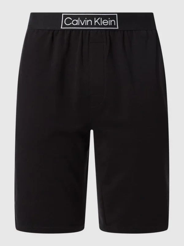 Aktion ? Calvin Klein Underwear Pyjama-Hose Mit Logo-Bund – Schwarz ? 1