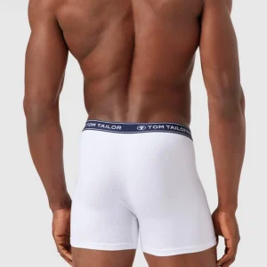 Bestpreis ? Tom Tailor Trunks Mit Label-Schriftzug Im 3er-Pack – Mittelgrau Meliert ? 12