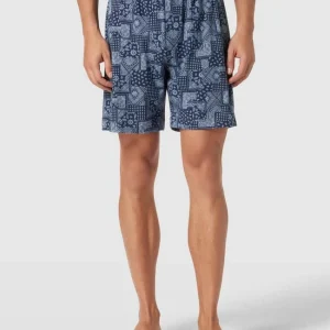 Schlussverkauf ⭐ Mey Pyjama-Shorts Mit Allover-Muster Modell ‘PAISLEY’ – Dunkelblau ✔️ 13