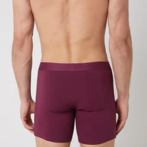 Neu ✔️ Bruno Banani Trunks Mit Stretch-Anteil Im 2er-Pack Modell ‘Long Life’ – Bordeaux Rot ✨ 12