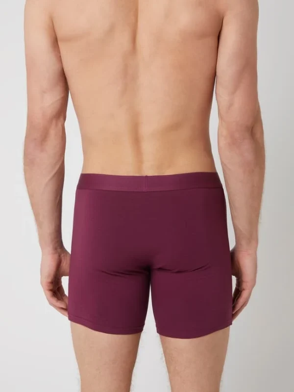 Neu ✔️ Bruno Banani Trunks Mit Stretch-Anteil Im 2er-Pack Modell ‘Long Life’ – Bordeaux Rot ✨ 5