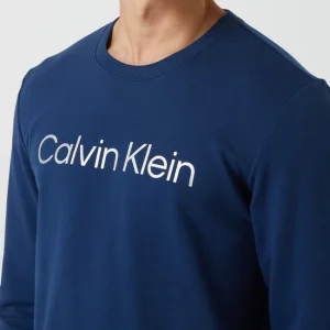 Am billigsten ? Calvin Klein Underwear Pyjama-Oberteil Mit Logo-Print – Blau ? 11