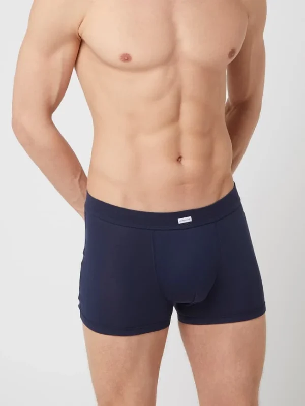 Bester Verkauf ✔️ Seidensticker Trunks Aus Baumwolle – Marineblau ✨ 4