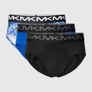 Großhandel ✨ MICHAEL Michael Kors Slip Mit Logo-Bund Im 3er-Pack Modell ‘STRETCH FACTOR’ – Royalblau ? 8