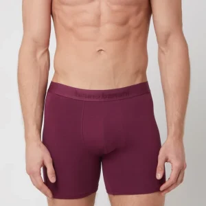 Neu ✔️ Bruno Banani Trunks Mit Stretch-Anteil Im 2er-Pack Modell ‘Long Life’ – Bordeaux Rot ✨ 10