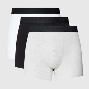 Am billigsten ? Superdry Trunks Mit Label-Details Im 3er-Pack – Mittelgrau Meliert ? 8