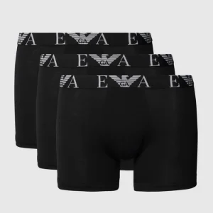 Besorgen ✔️ Emporio Armani Trunks Mit Brand-Schriftzug Im 3er-Pack – Schwarz ? 8