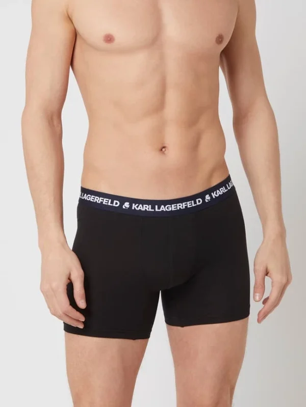 Bester Verkauf ⌛ Karl Lagerfeld Trunks Mit Stretch-Anteil Im 3er-Pack – Schwarz ⭐ 4