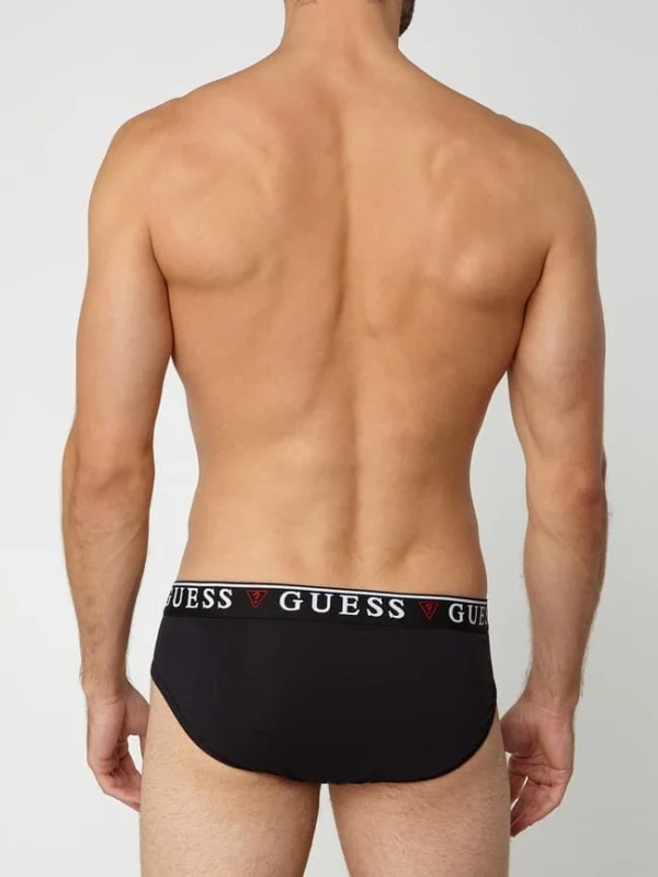 Bestes Angebot ⭐ Guess Slip Aus Baumwoll-Elasthan-Mix Im 3er-Pack – Mittelgrau ? 5