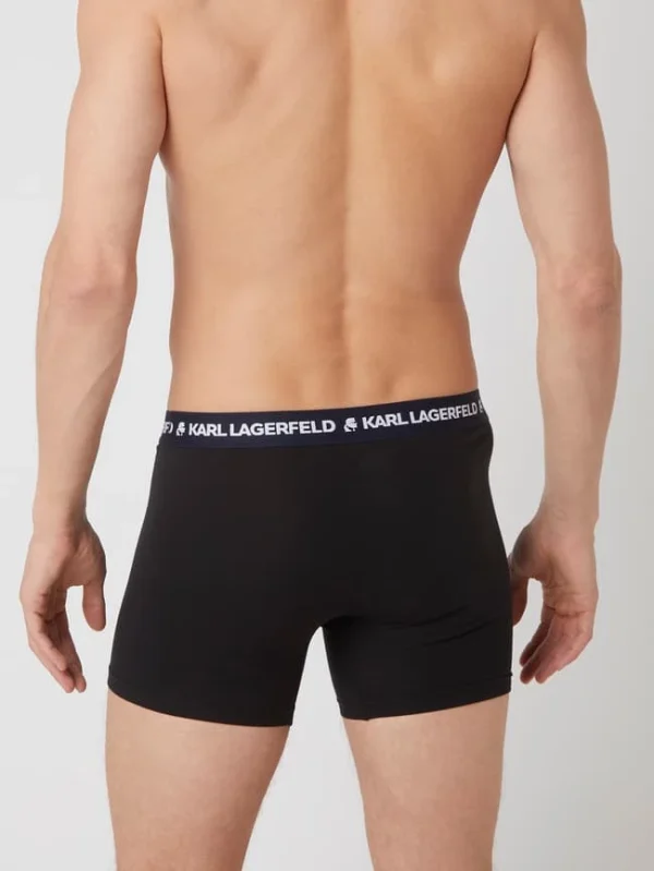 Bester Verkauf ⌛ Karl Lagerfeld Trunks Mit Stretch-Anteil Im 3er-Pack – Schwarz ⭐ 5