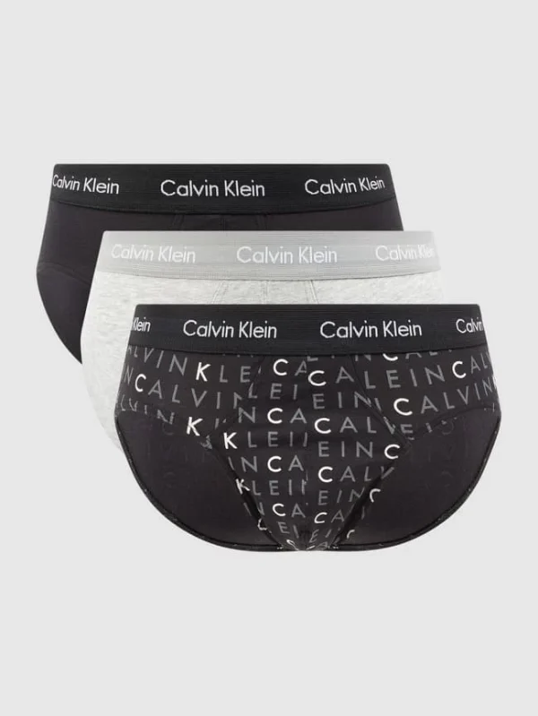 Aktion ? Calvin Klein Underwear Slips Aus Baumwoll-Mix Im 3er-Pack – Schwarz ? 1