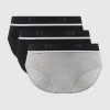Bester Verkauf ? Schiesser Slip Mit Label-Details Modell ‘Rio’ Im 3er-Pack – Schwarz ? 16
