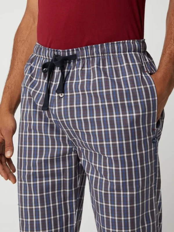 Aktion ? Tom Tailor Pyjamahose Aus Baumwolle – Blau ? 4