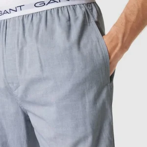 Bestpreis ? Gant Pyjama-Hose Mit Logo-Bund – Hellblau ? 11