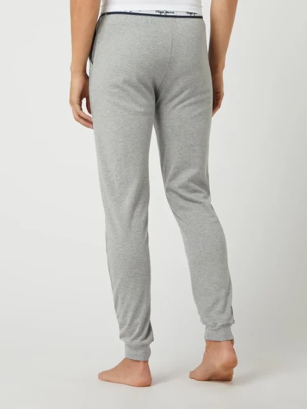 Aktion ⭐ Pepe ? Jeans Lounge-Hose Aus Baumwolle Modell ‘Tate’ – Mittelgrau Meliert ✨ 6