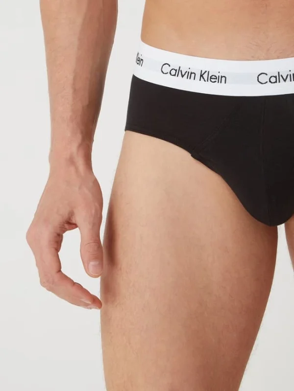 Coupon ? Calvin Klein Underwear Slips Aus Baumwoll-Mix Im 3er-Pack – Schwarz ? 6