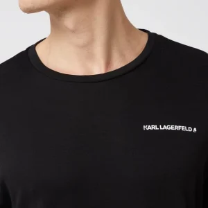 Am billigsten ? Karl Lagerfeld Pyjama Aus Lyocellmischung – Schwarz ❤️ 10