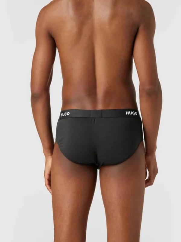 Budget ✔️ HUGO Slip Mit Label-Schriftzug Im 3er-Pack – Schwarz ? 5