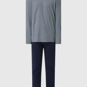 Blitzangebot ? HOM Pyjama Aus Baumwolle Modell ‘Lices’ – Dunkelblau ⌛ 8