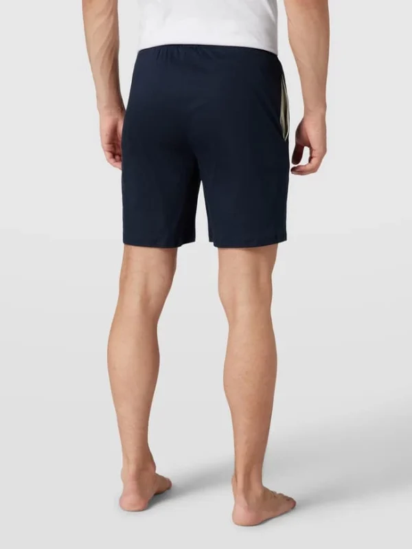 Top 10 ? BOSS Pyjama-Hose Mit Label-Stitching Modell ‘Ultralight Shorts’ – Marineblau ? 6