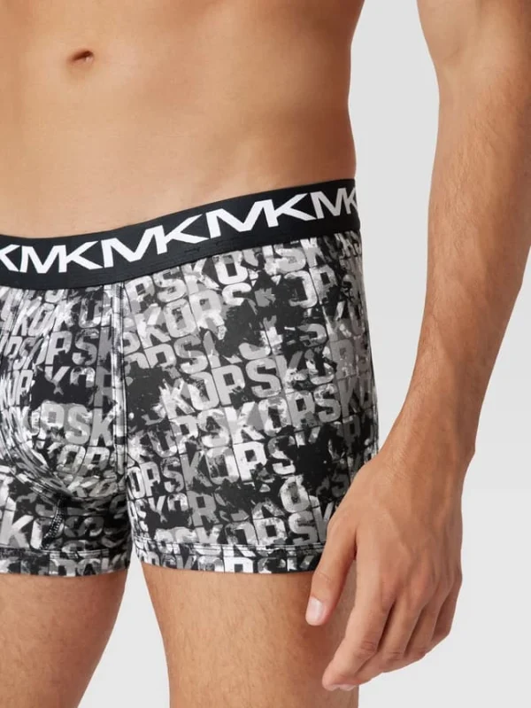 Brandneu ? MICHAEL Michael Kors Trunks Mit Label-Details Im 3er-Pack Modell ‘Factor’ – Schwarz ? 4