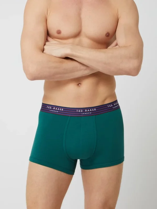 Brandneu ? Ted Baker Trunks Mit Stretch-Anteil Im 3er-Pack – Marineblau ? 4