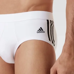 Aktion ? ADIDAS SPORTSWEAR Slip Mit Kontrastiven Label-Streifen Im 3er-Pack – Weiß ? 10
