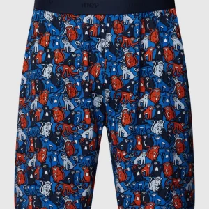 Top 10 ? Mey Pyjama-Shorts Mit Allover-Muster Modell ‘RE:THINK COLOUR Short’ – Blau ? 8