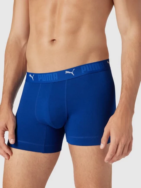 Brandneu ? Puma Trunks Mit Label-Details Im 2er-Pack – Blau ? 4
