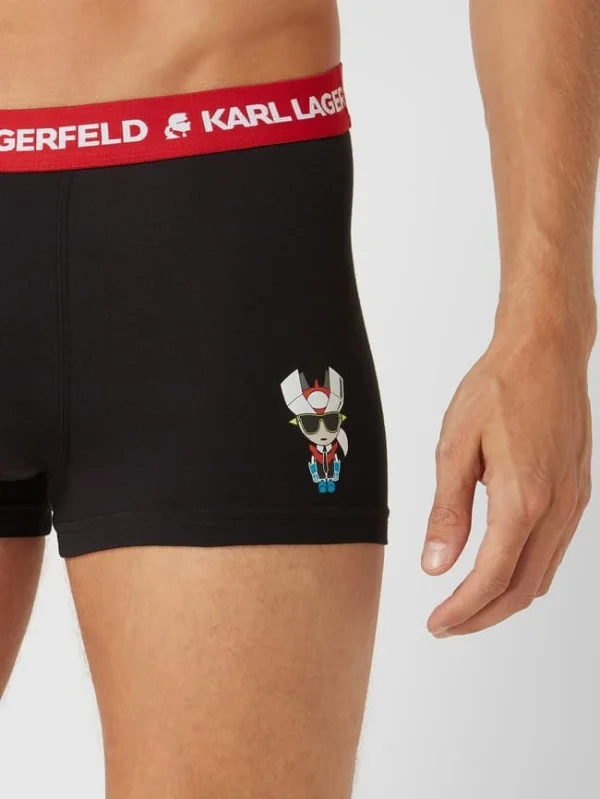 Billig ? Karl Lagerfeld Trunks Mit Stretch-Anteil Im 3er-Pack – Schwarz ? 3