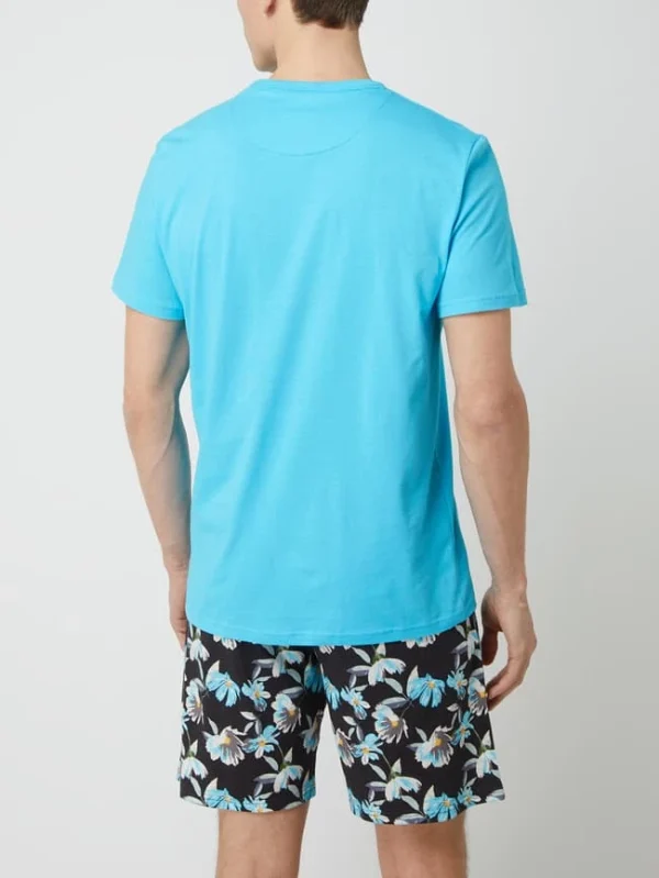 Schlussverkauf ? HOM Pyjama Aus Baumwolle Modell ‘Eden Roc’ – Türkis ? 5
