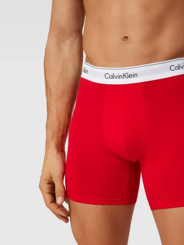 Top 10 ? Calvin Klein Underwear Trunks Mit Elastischem Logo-Bund Im 3er-Pack Modell ‘BRIEF’ – Rot ? 4