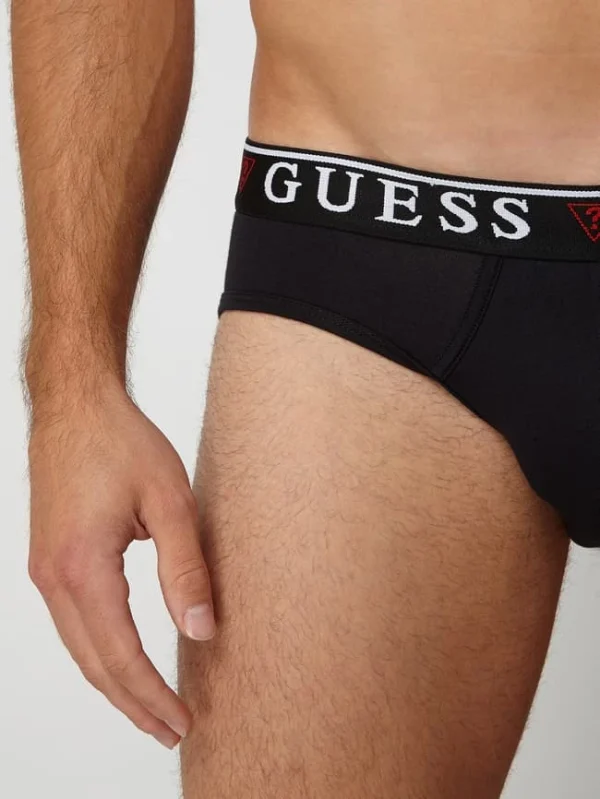 Bestes Angebot ⭐ Guess Slip Aus Baumwoll-Elasthan-Mix Im 3er-Pack – Mittelgrau ? 6