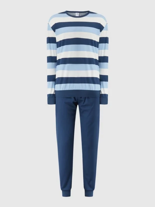Budget ? Calida Pyjama Aus Baumwolle – Marineblau ✨ 3
