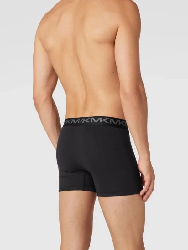 Coupon ? MICHAEL Michael Kors Trunks Mit Logo-Bund Im 3er-Pack Modell ‘STRETCH FACTOR BOXER’ – Dunkelblau ? 5
